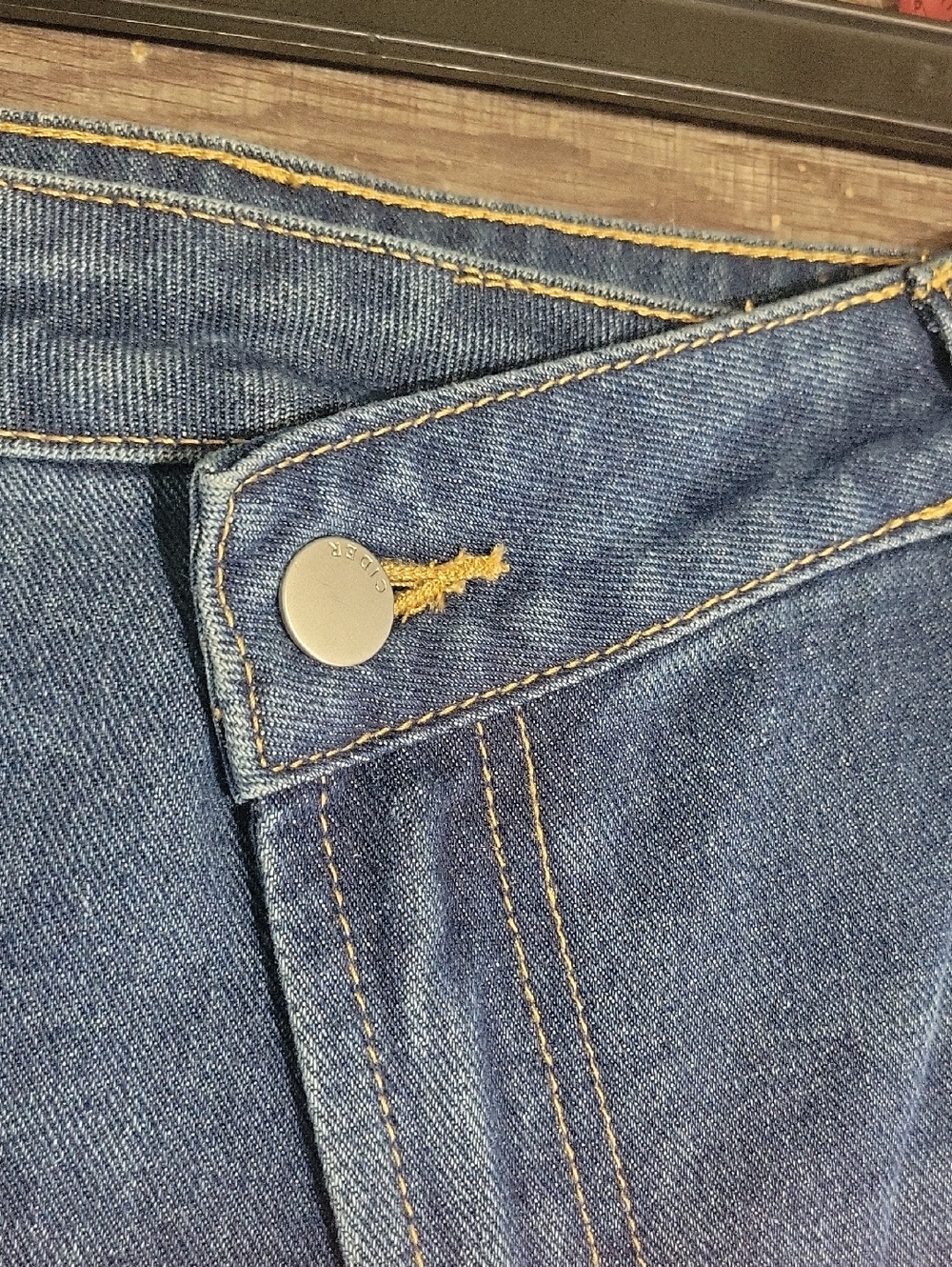 Cider Wide-Leg Jeans in Medium Blue New Size M - Picture 8 of 14